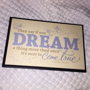 RARE Sleeping Beauty Disney Sign Hallmark